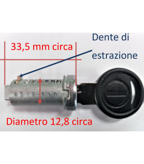 Kit 1 cilindro 2 chiavi Zadi A.S. dal 4501 al 4520 o FPXXX