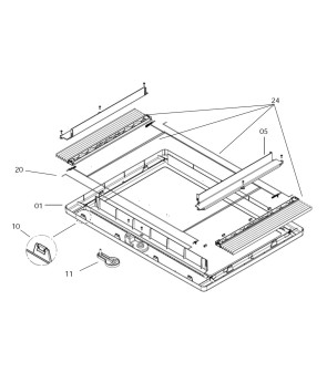 SET COPERTURE CORNICE INTERNA MIDI HEKI BG1524