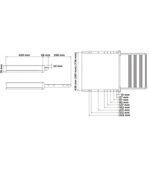 Step Thule Slide-Out Step G2 400 12 V - 301838