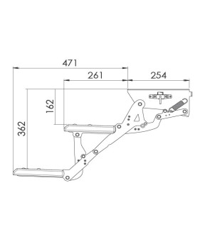 GRADINO ELETTRICO LIPPERT 10752L DOPPIO 660 mm