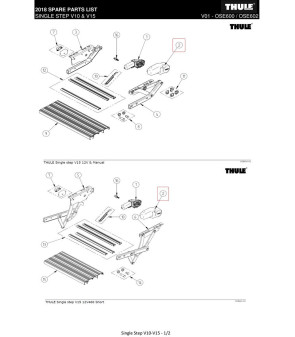 Supports Et Bras Thule Step V10 Gauche
