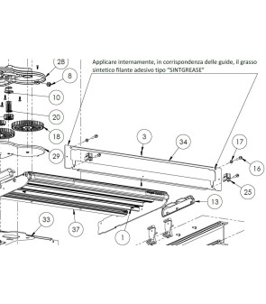 LIPPERT 856-212-1 CHIUSURA ANTERIORE GRADINO 10856-550-VE10