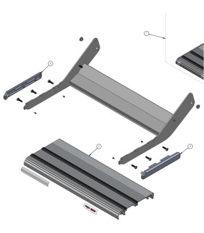 Grupo de paneles laterales derecho + izquierdo para PROJECT 2000 step 12473, 10750, 10575