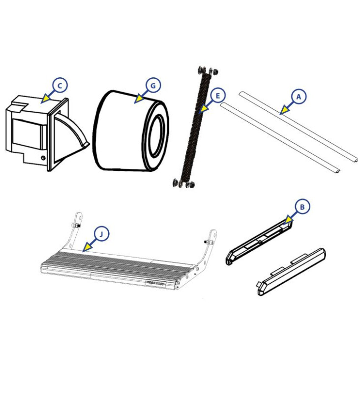 PROJECT 2000 step tension spring 12473, 10750,...