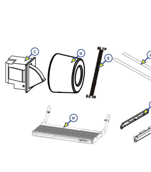 Fin de course fermeture NF pour PROJECT 2000 pas 12473, 10750