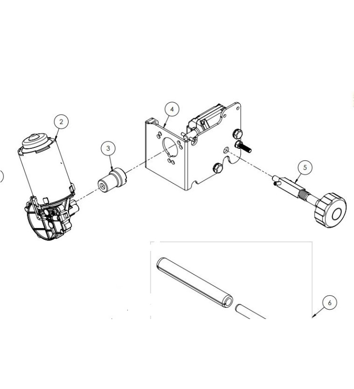 Electric motor nosepiece x 10574-5-6 for...