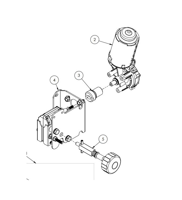 Elektromotor-Nasenstück x 10574-5-6 für PROJECT...