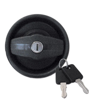 Cerradura parte externa negra c/cil y chi