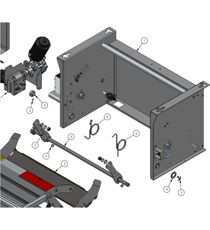 Muelles DX + SX, paso volcador 10574-5-6-7...