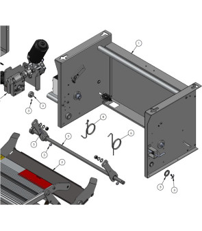 Ressorts DX + SX, renversement de pas 10574-5-6-7 PROJET 2000