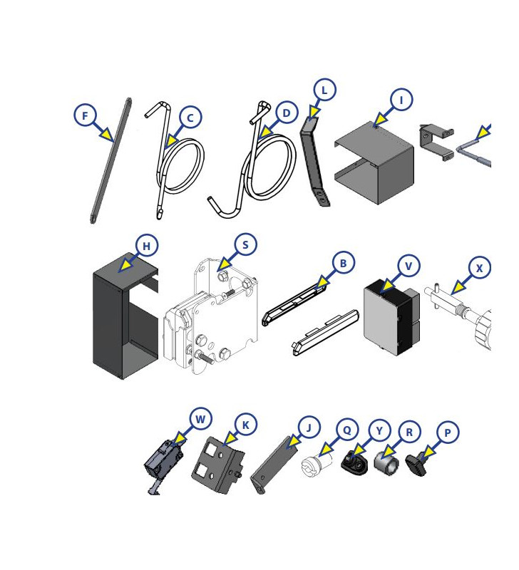 Reducer unit + RH steps bracket 10570 - 10575...