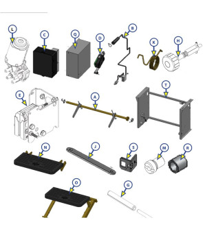 Varilla escalonada 10570 DX-SX Project 2000 - 484 mm