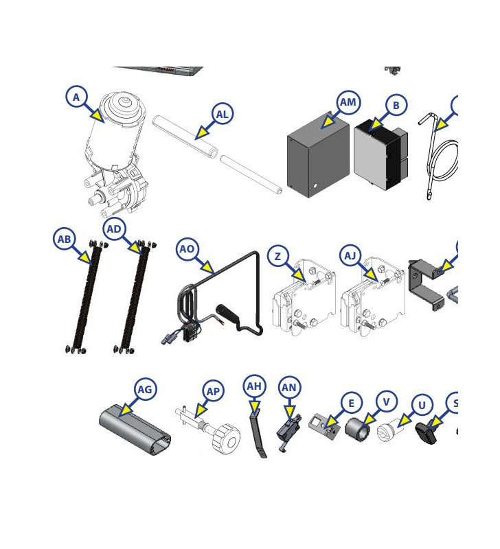 Gruppo sostituzione leva gradino 10577 Project...
