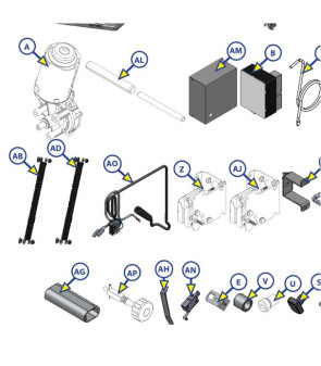 Step lever replacement assembly 10577 Project 2000