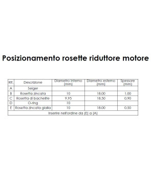 Ingranaggio x motore gradino 10750/10751 PROJECT 2000