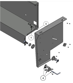 Parachoques de peldaño rectangular PROJECT 2000