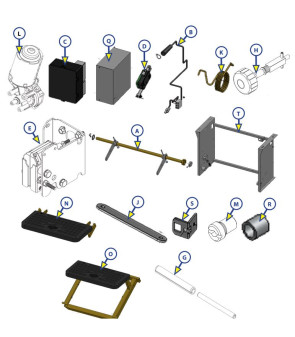 Marche pied de boite moteur droit 10570 PROJECT 2000