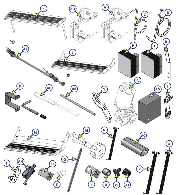 Motorkastenstufe rechts 10570 PROJECT 2000