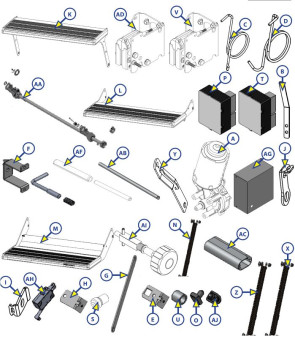 Right motor box step 10570 PROJECT 2000