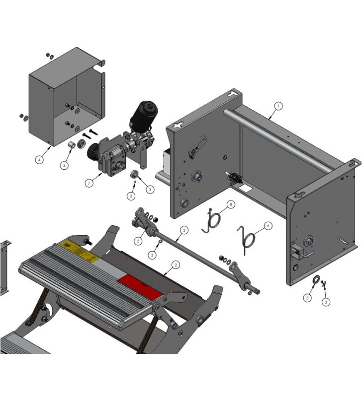 Boîte moteur gauche étape 10570, 10576, 10577...