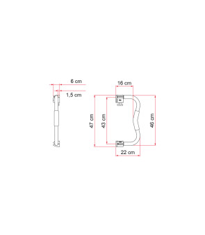 Sicherheitsgriff hoch - Weiß FIAMMA