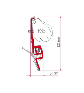 Fiamma Veranda Assembly Kit BRANDRUP VW T4