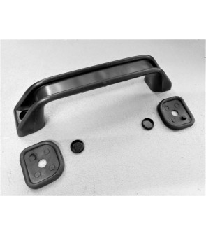 Towing handle 2 holes white for caravans