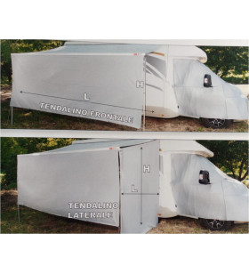 EASY PRIVACY 4.5 m front awning