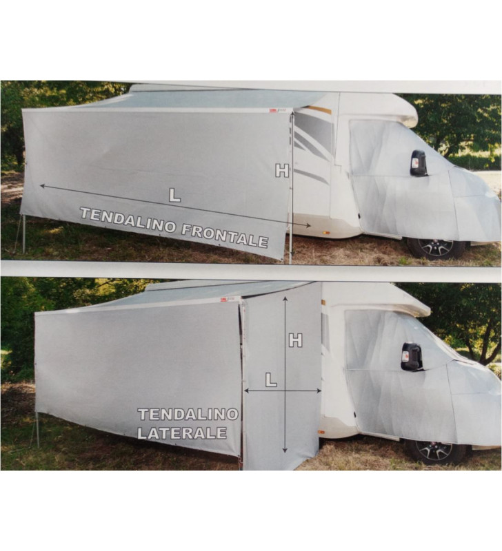 EASY PRIVACY de 2,4 a 2,6 m de toldo lateral