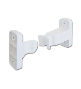 Fermaporta esterno bianco interasse 40