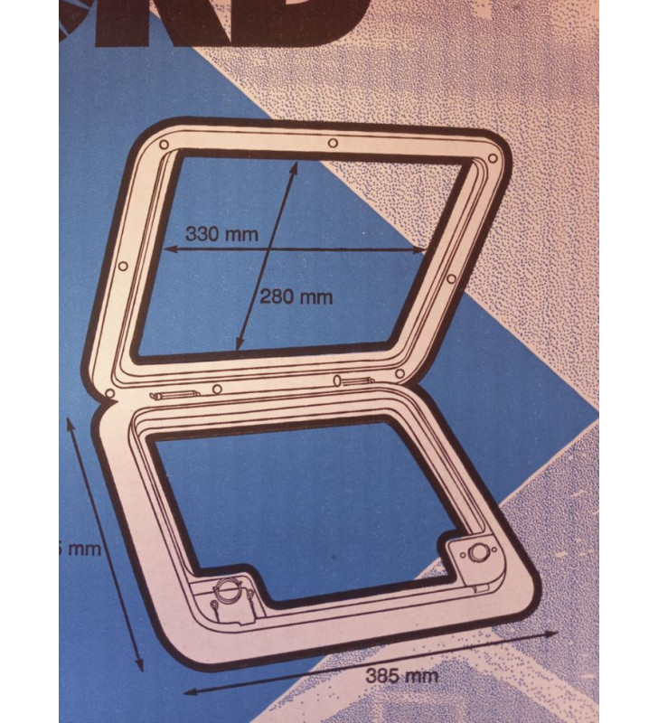 PUERTA EMPOTRABLE THETFORD 3 MM BLANCO - 2687480SP