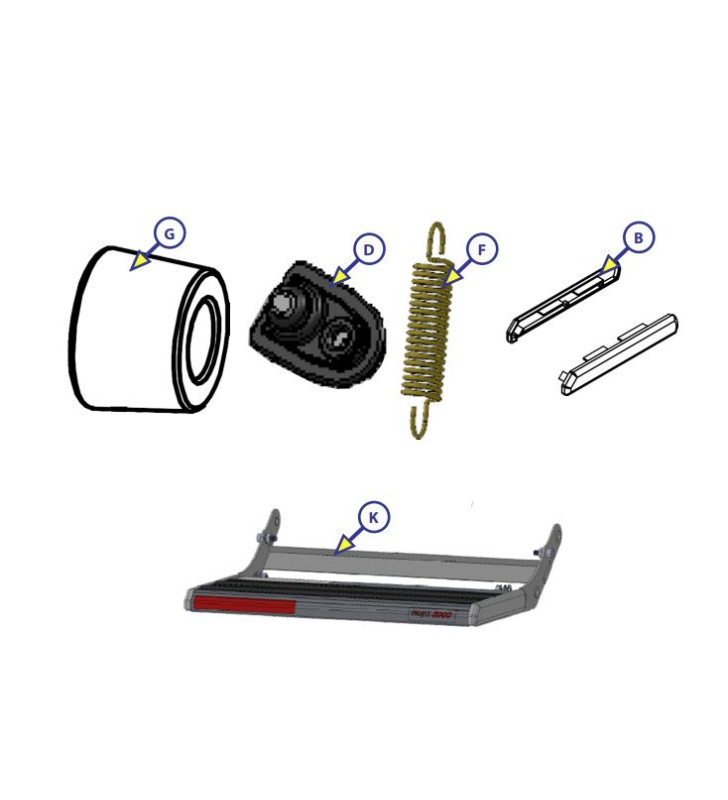 Stufenzugfeder 12473 von 440 Project 2000