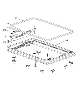 Bouton avec ressort pour MIDI HEKI BARRA crème BG152225 2