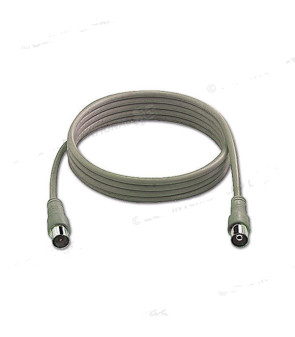 Koaxialer Verlängerungsstecker / Buchse 2 Meter