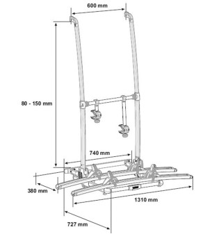 Thule Excellent Fahrradträger Standardversion 309821