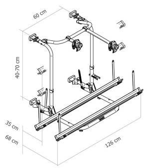 Thule Sport G2 SV 3 portabicicletas 40/70 bicicletas