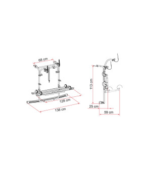 Carry-Bike CADDY VW FLAMME