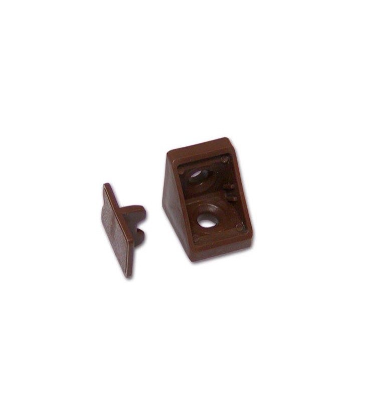 Fixation de meubles ang. marron 2 fc / couvercle
