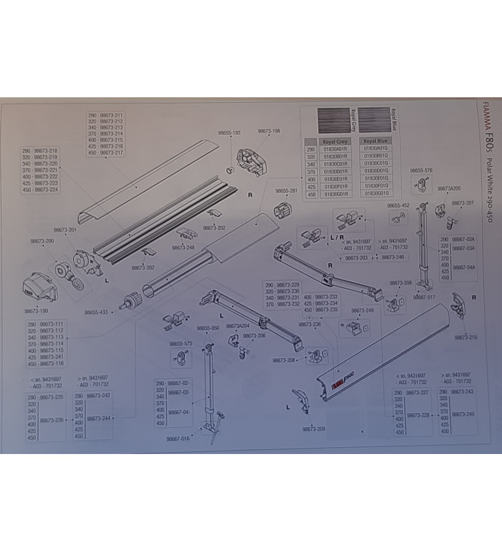 KIT DE CONEXIÓN POSTE DERECHO FIAMMA F80S EX...