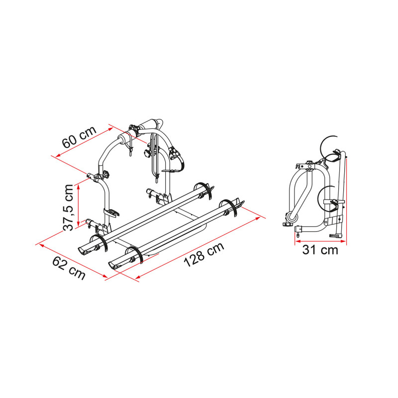 Bike carrier Fiamma x Trigano - CI - Roller...
