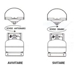FCG gas cylinder camping stove M16x1.5M 2