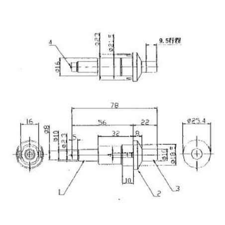 Allumeur piezo avec bougie de préchauffage 15 kV