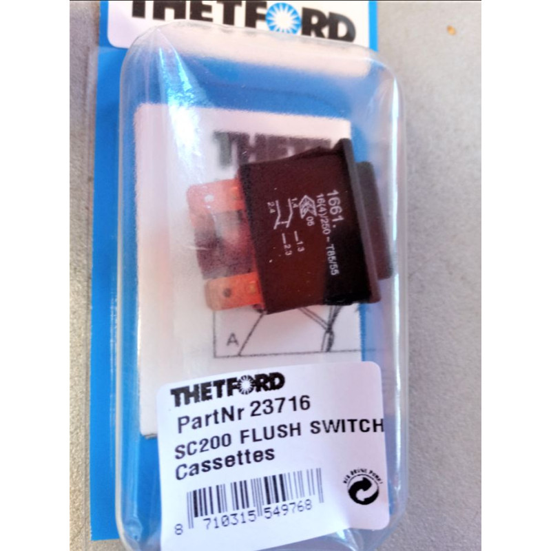 SC200 flush switch for Thetford C200CS cassette...