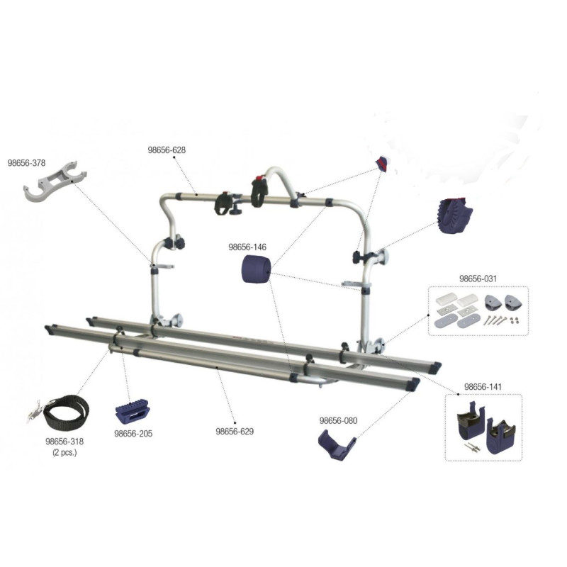 Kit acoplamiento inferior IF FIAMMA / LAPA FIAMMA