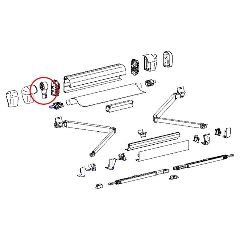 Kurbelgetriebe THULE 5002 - 5200 - 5003 - Omni...