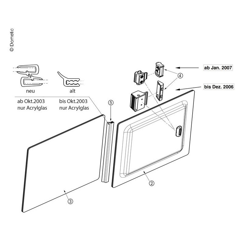 New sliding window handle SEITZ S4-S5 from...