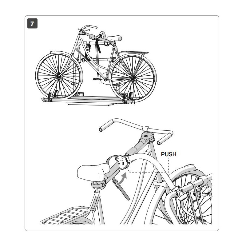 Bike Frame Adapter from 50 to 60 cm