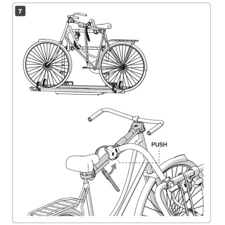 Bike Frame Adapter from 50 to 60 cm