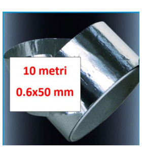 10 MT BUTYLBAND + GRAU ALUM BONELLI B1 215 ALU 0,6x50