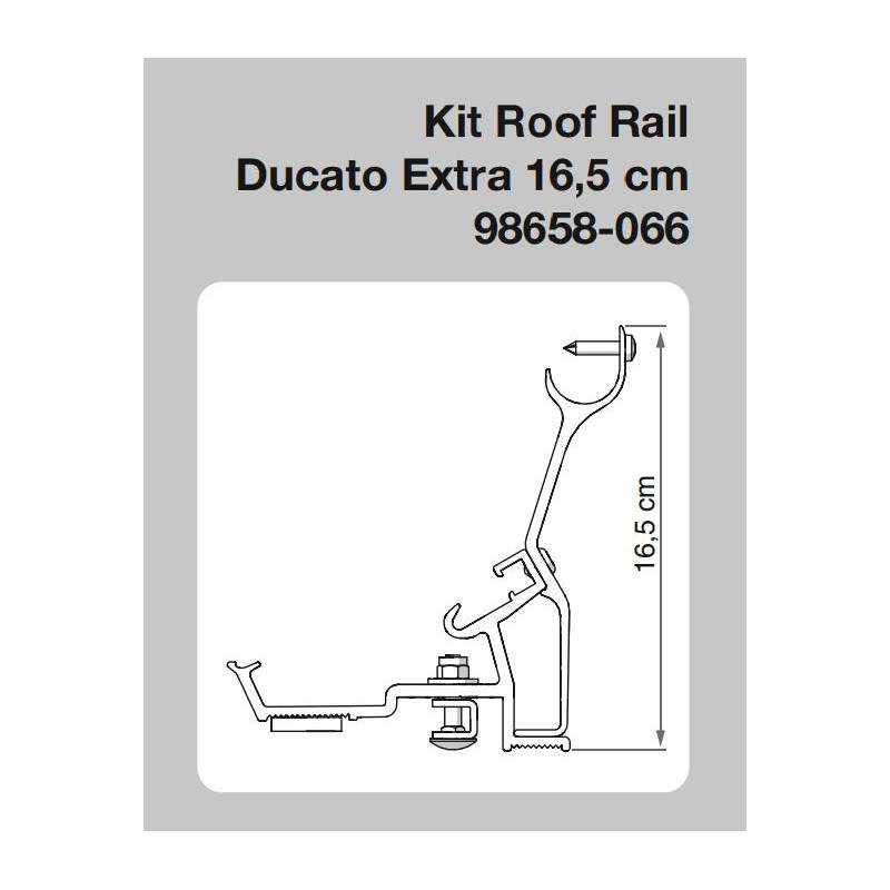 Kit Roof Rail D Super Long FIAMMA 98658-066